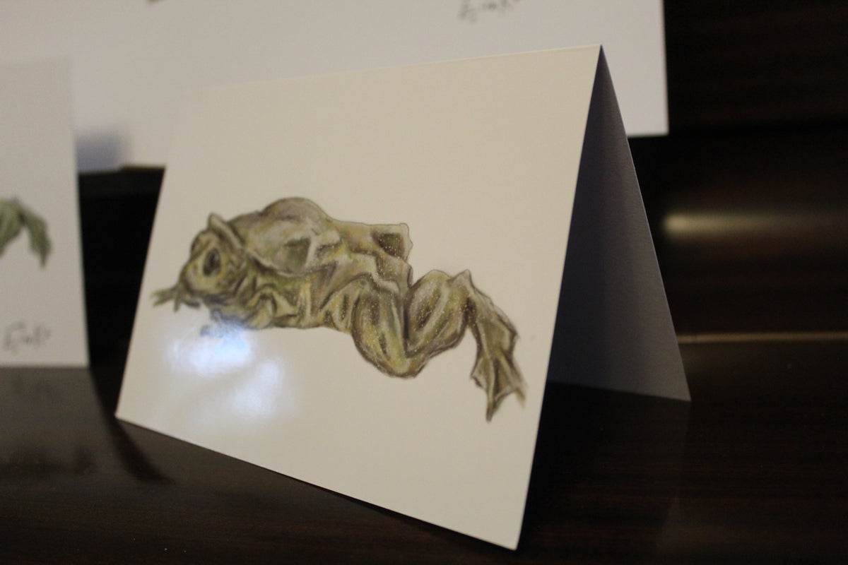Lake Titicaca frog A6 Greeting Card