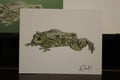 Lake Titicaca frog 12×15 cm Poster