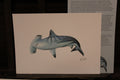 Great Hammerhead Shark A4 Poster