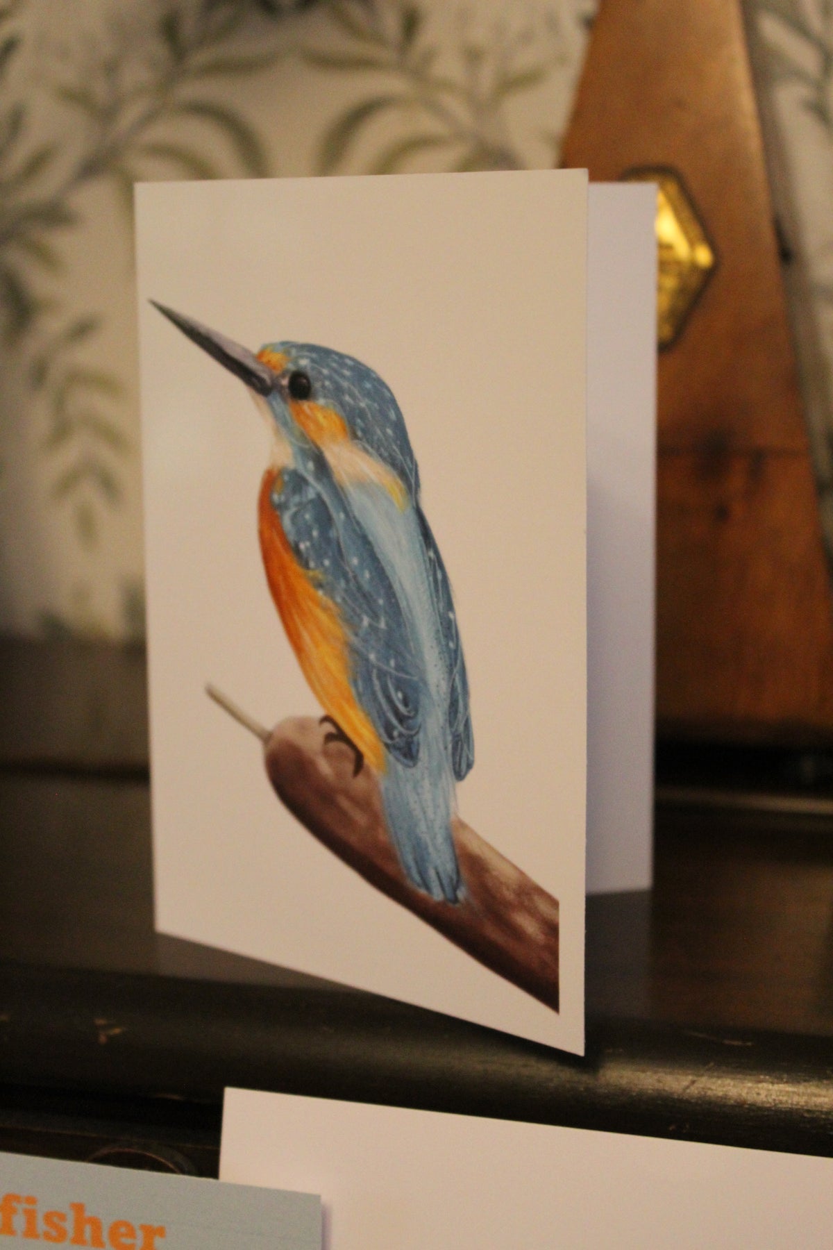 Common Kingfisher A6 Greeting Card