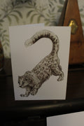 Snow Leopard A6 Greeting Card