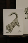 Snow Leopard 12×15 cm Poster