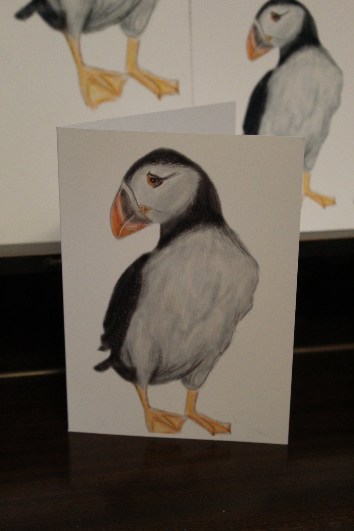 Atlantic Puffin A6 Greeting Card