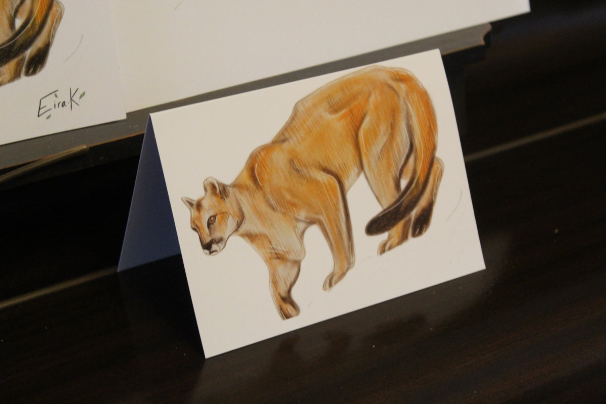 Puma A6 Greeting Card