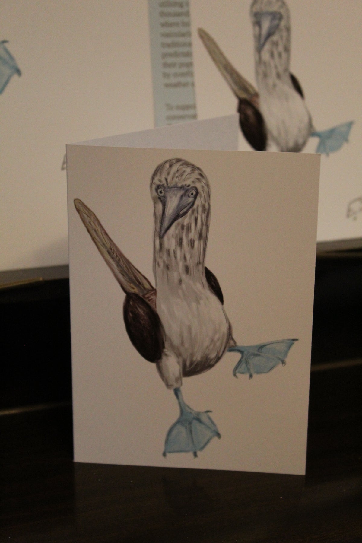 Blue Footed Boobie A6 Greeting Card