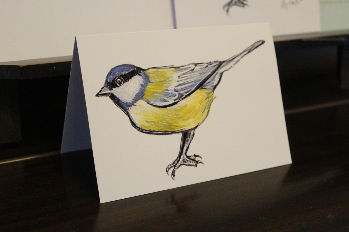 Great Tit A6 Greeting Card