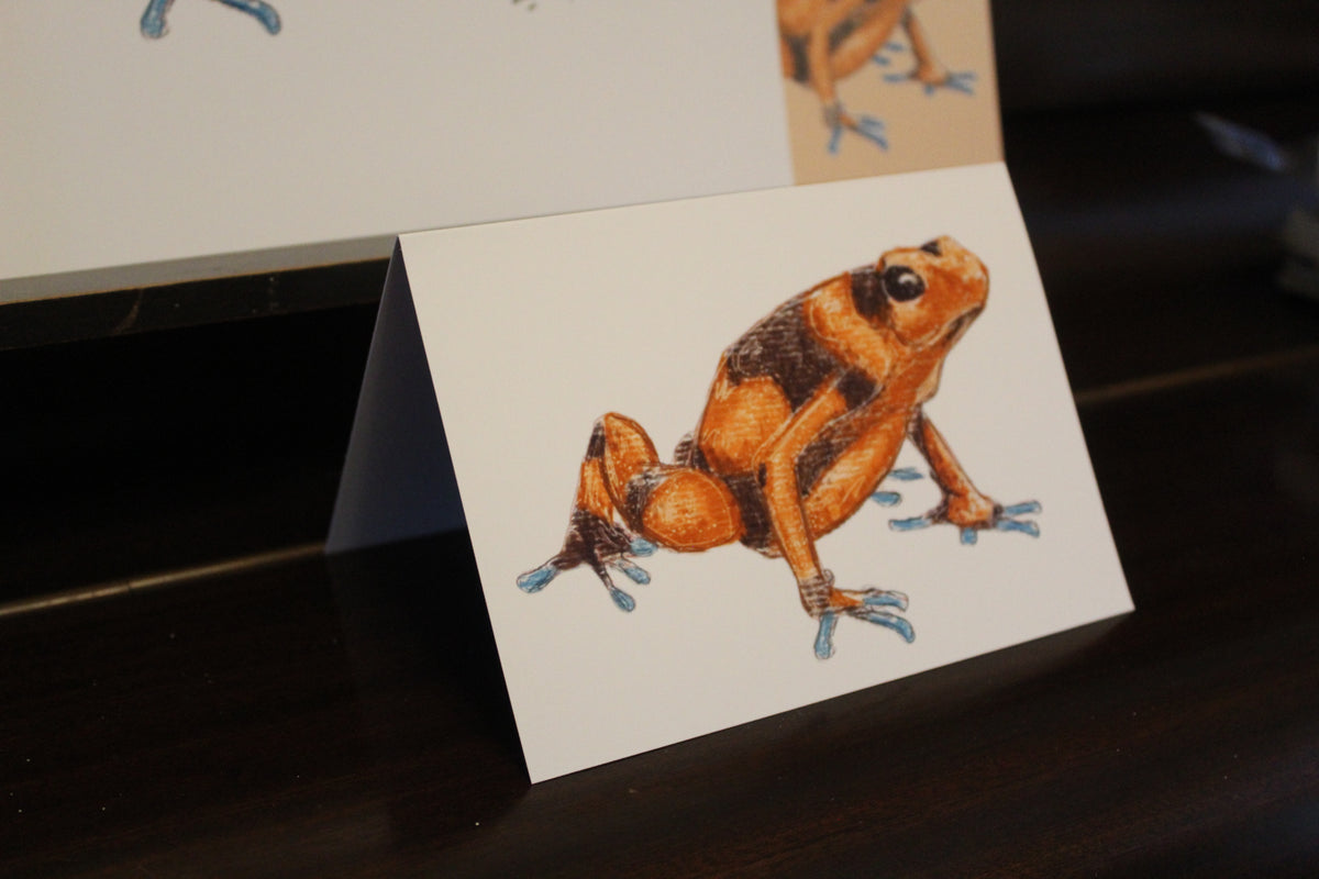 Lehmanns' Poison Dart Frog A6 Greeting Card