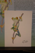 Blue-sided Tree Frog 12×15 cm Poster