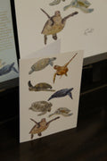 Sea Turtle A6 Greeting Card