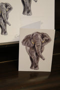African Elephant A6 Greeting Card